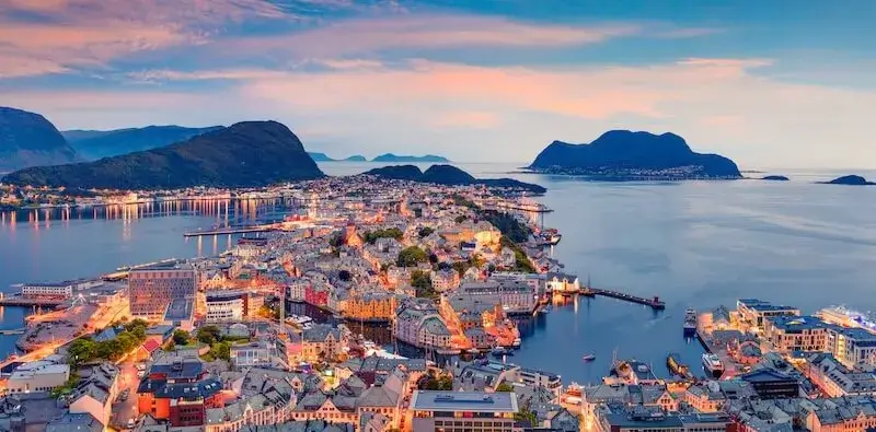 Gdzie leży Norwegia?